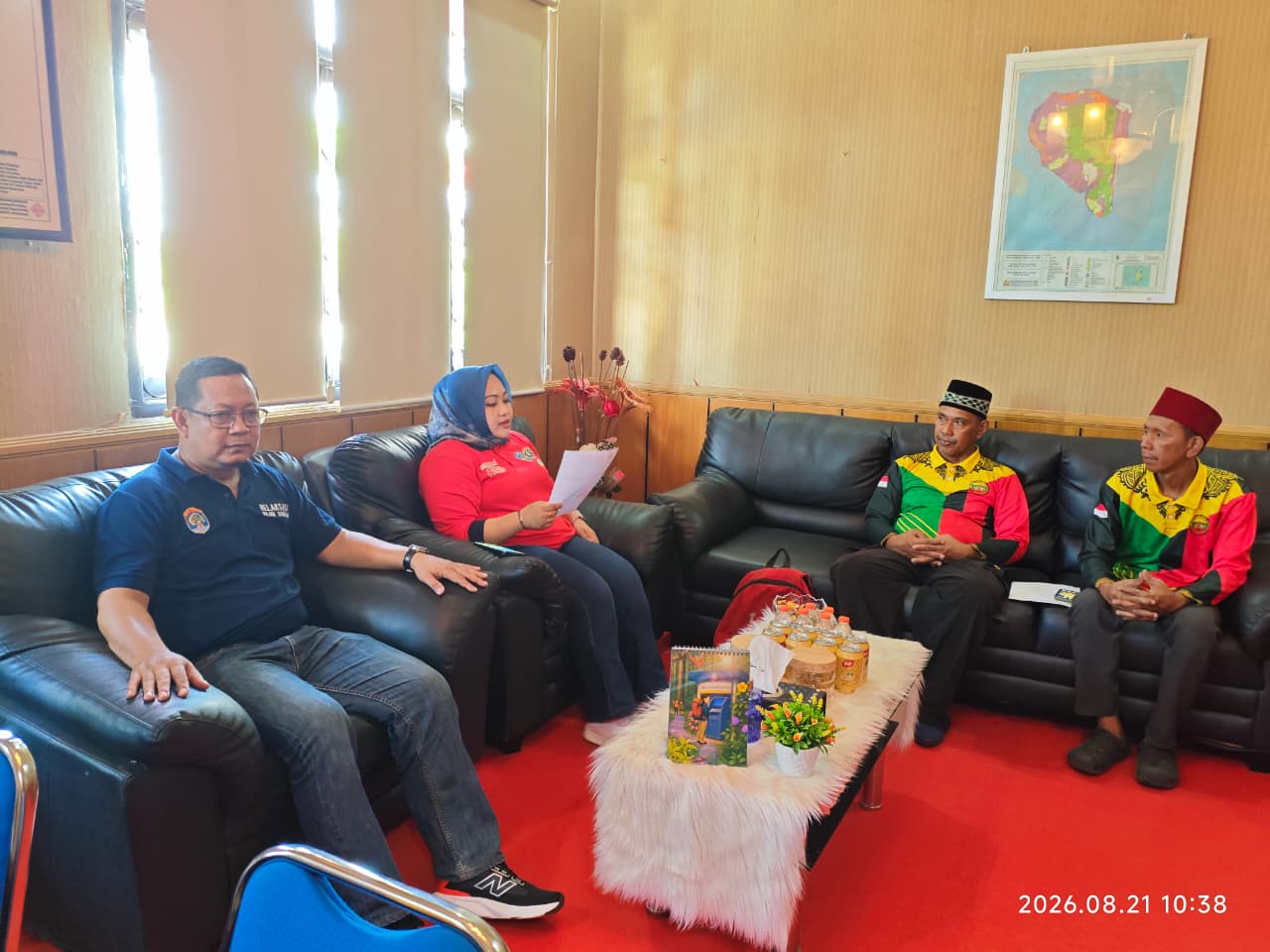 Kunjungan Tamu Pemuda Adat Dayak Tidung Kalimantan Utara